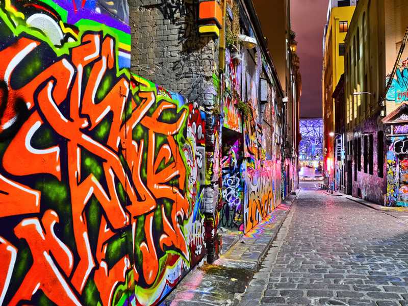 Hosier Lane and Melbourne Laneways